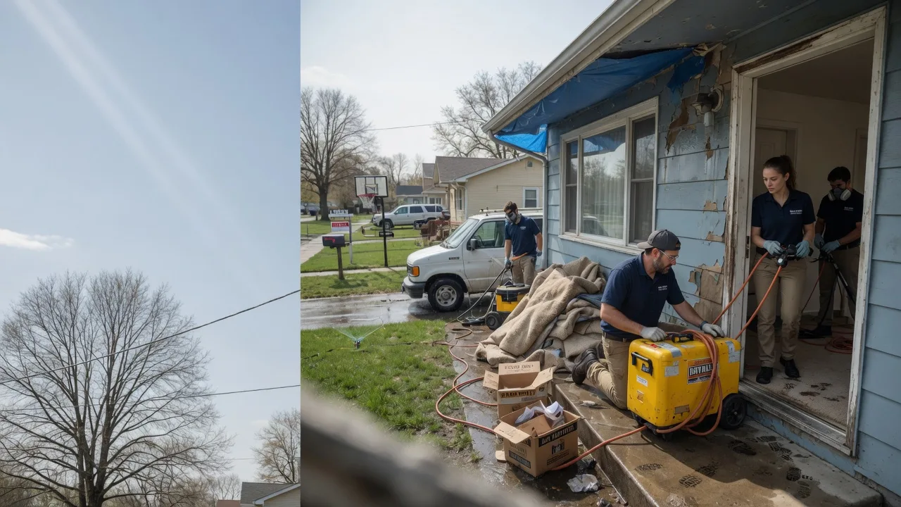 Basement Flood Cleanup in Goshen, OH near me